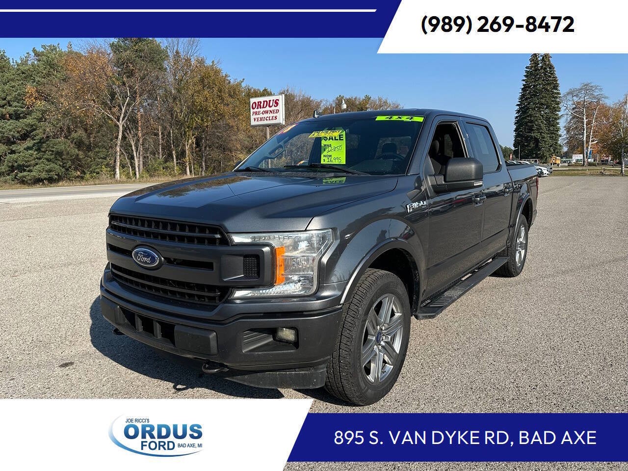 2018 Ford F-150 XLT 4x4 4dr SuperCrew 5.5 ft. SB