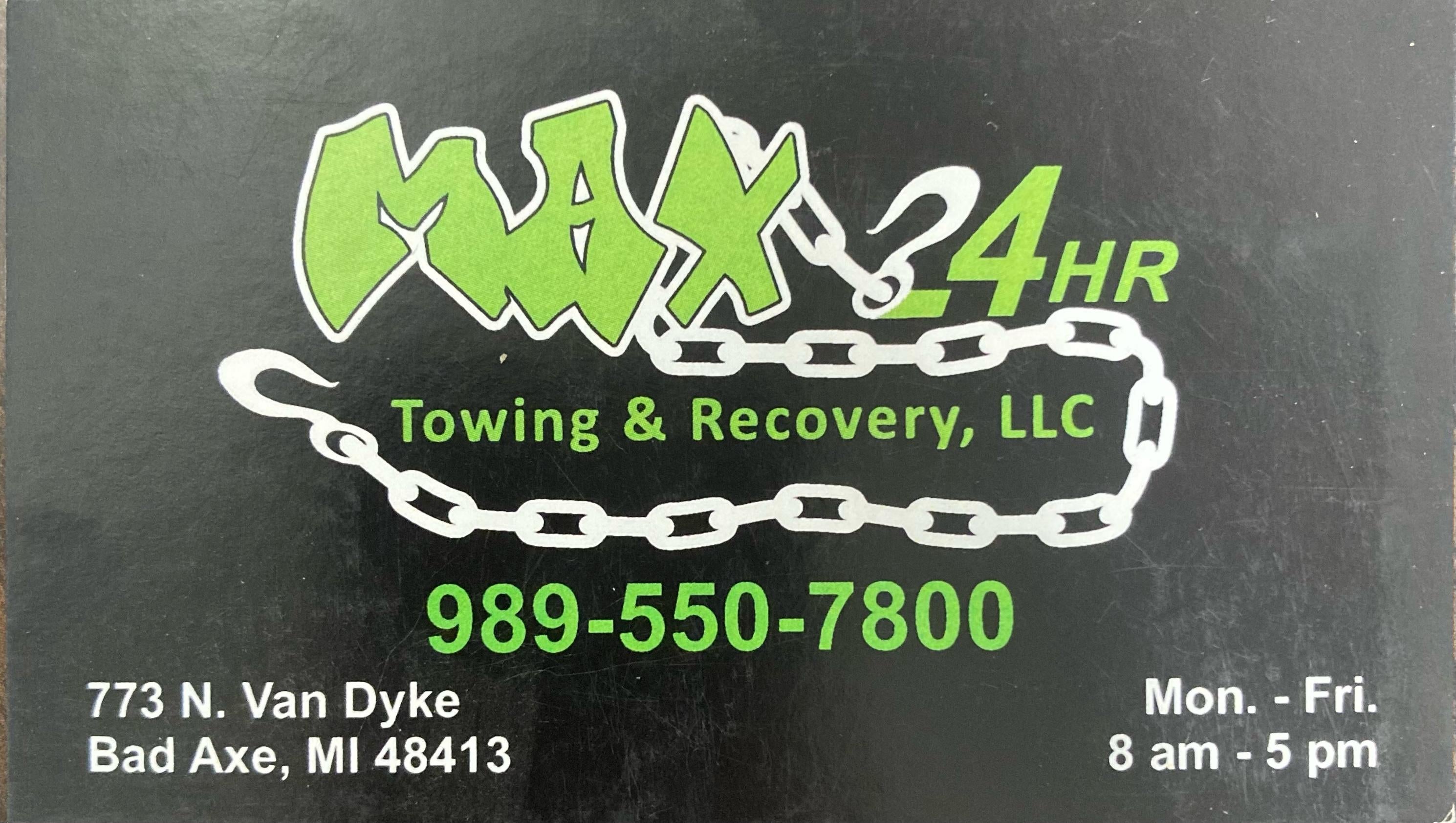 Max towing flyer Joe Ricci's Ordus Ford, LLC in Bad Axe MI